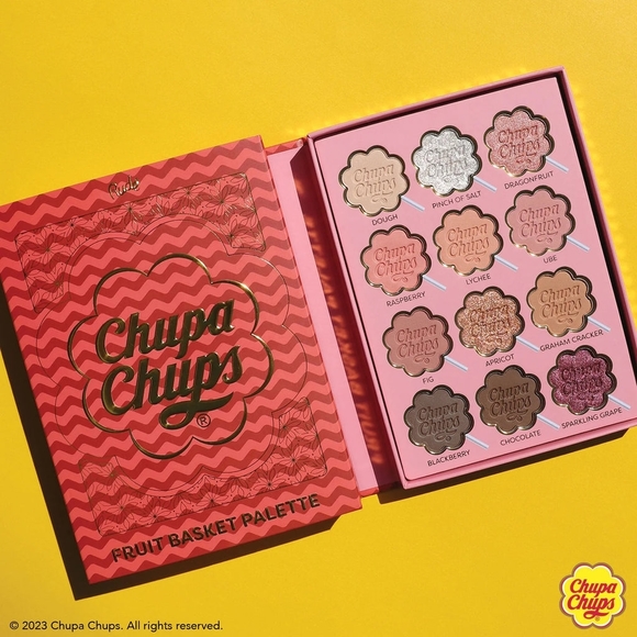 NIB Rude-Chupa Chups Fruit Basket Eyeshadow Palette - Picture 2 of 11
